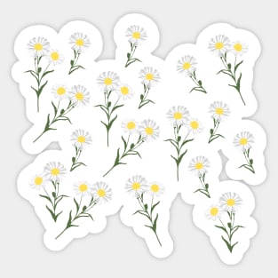 Daisy Pattern Sticker